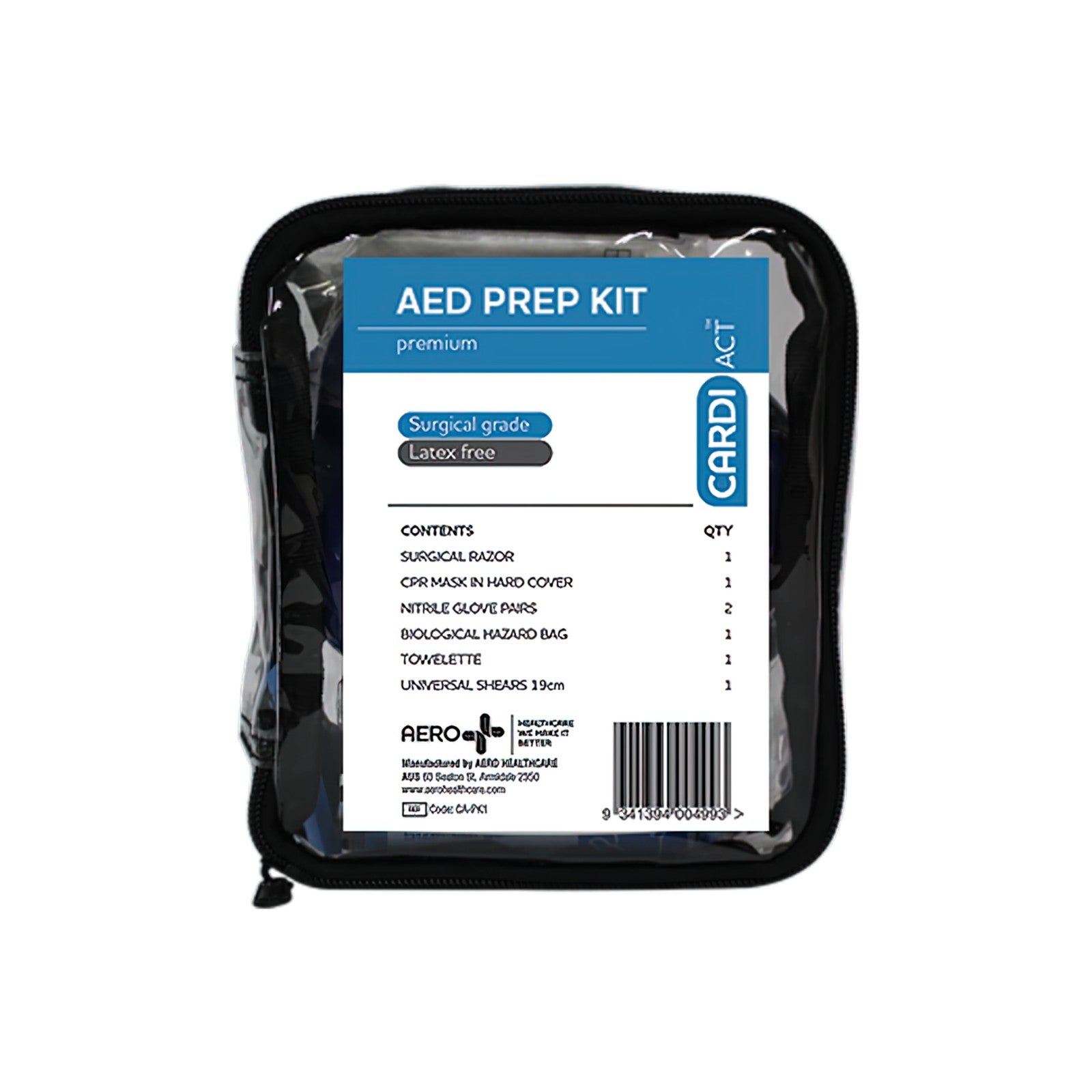 CARDIACT AED Premium Prep Kit
