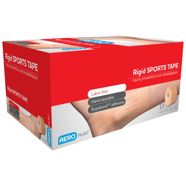 AEROPLAST Rigid Sports Tape 3.8cm x 13.7M Box/12